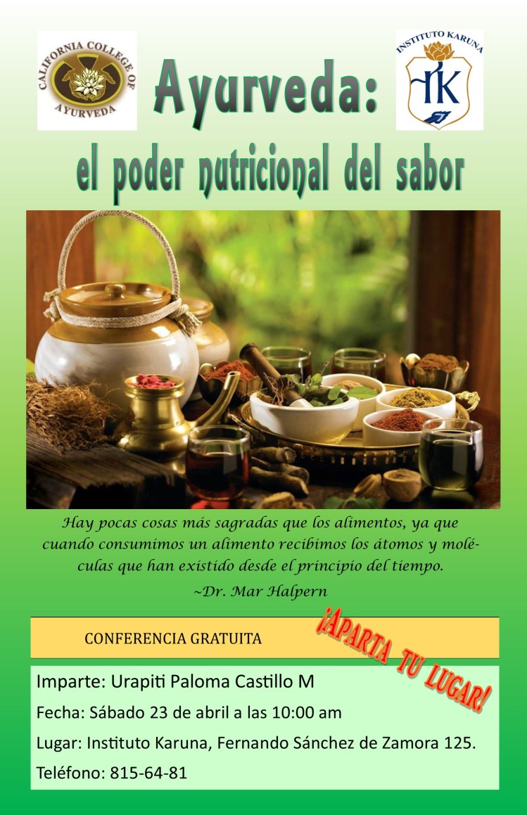 Ayurveda el poder nutricional del sabor
